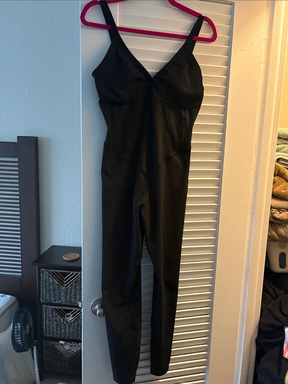 Sincerely Jules -Black Women's Slim Jumpsuit - Classic V-Neck One-Piece
